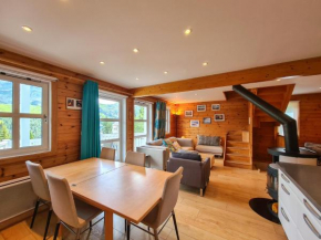 Chalet lumineux avec poêle à bois, WIFI gratuit, garage – 3 chambres, 2 sdb, terrasse sud, Hameau de Flaine - FR-1-425-117